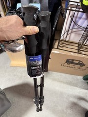 Trekking Poles Nordic Walking Hiking Sticks 2-Pack, Anti-Shock, Adjustable