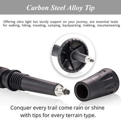 Hiking Trekking Poles, 2 Pack Collapsible, Lightweight, Anti Shock, Walking Stic