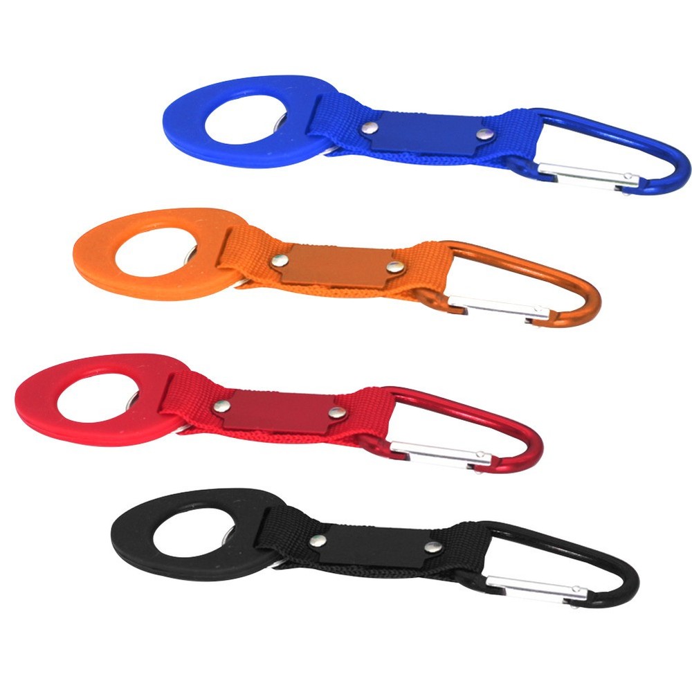 4Pcs Portable Water Bottle Buckle Clip Assorted Colors for Backpack and Bike