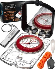 Pathfinder Sighting Compass Precise Navigation Orienteering Mirror Compass