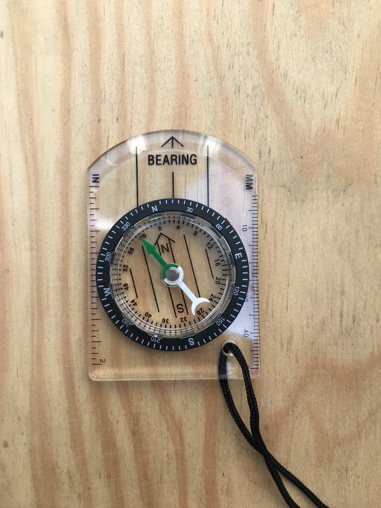Map Scale Compass Pocket Outdoor Hiking Guider Survival Navigation