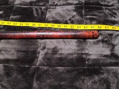 46″ Hand Crafted Wooden Walking Stick/Staff-(RED ASH DESIGN)w MARS TOP