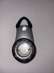 Hiking Companion Outdoor Compass Clock with Stopwatch & Alarm, Flash Untested