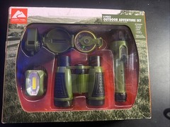 Ozark Trail 5 Piece Outdoor Adventure Set Binoculars Compass Flashlight and More