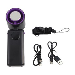 6000Mah Handheld Turbo Fan USB Rechargeable with 135 Degree Adjustable Angle