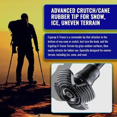 All-Terrain Cane Crutch Tip – Winter Safety Tool