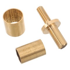 Elderly Walking Aid Accessories Copper Ordinary Cane Anti-slip Joint Connector