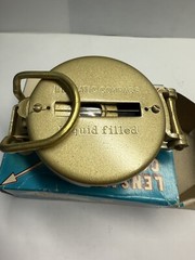 Vintage Luminescent Lensatic Compass Model 14-829 WITH ORGINAL BOX Clean!