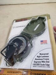 Brigade QM Cammenga GI Phosphorescent Lensatic Field Compass