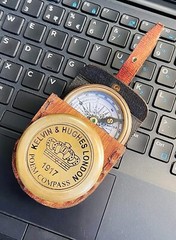 Pocket Compass Gift 2″ The Road Not Taken Antique Nautical Brass Poem Compass