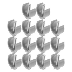 14 Pcs Platform Walker Crutch Attachment Attachments Locking Clips Shaped Clamp
