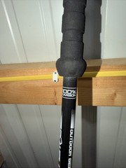 Foxelli Trekking Poles Lightweight Universal Black NEW IN Bag 3 Poles!
