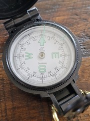 Engineer Lensatic Compass ~ ngineer LeLiquid Filled / Glow in the Dark Taiwan