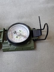 Cammenga Official US Military Tritium Lensatic Compass and Drab Green Case