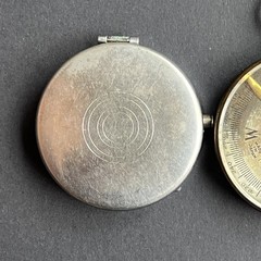 VTG Japan Pocket Compasses Set Of 2 Brass and Metal Working Floating Dial Set