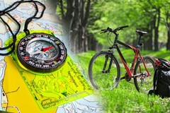 TurnOnSport Orienteering Compass | Advanced Scout for Green Orange