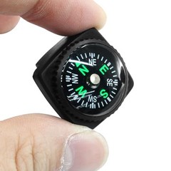 15Pcs Slip-On Watch Band Compass, Mini Watch Strap Compass Tiny Button Compass