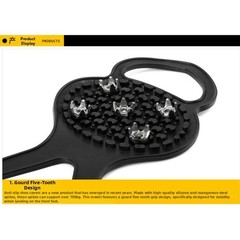 5Tooth Crampons with Lightweight Design for Secure Walks on Ice and Snow