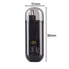 Nose Hair Trimmer USB Rechargeable with Rounded Blade Head for Safe Use