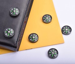 20 Pack Mini Pocket Compass Oil Filled Navigation Direction Outdoor Camping Hiki