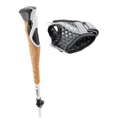 LEKI Cross Trail FX Superlite 110-130cm White/Envy/Black Trekking Poles 65426801