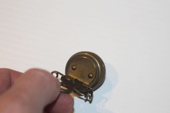 Vintage Compass Marbles Gladstone Brass Small Pin On Hunting Coat Lapel USA