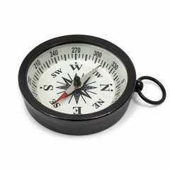 Solid Brass Pocket Compass, 1.75″, Bronze Rustic Vintage Home Decor Gifts