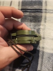 CAMMENGA LENSATIC MILITARY COMPASS New PHOSPHORESCENT MODEL 27 OD Green