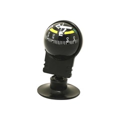 Car Compass Automotive Compass Ball Adjustable Dashboard Mounted for Hiking