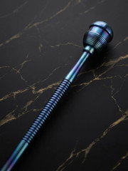 Handcrafted Solid Titanium Walking Cane