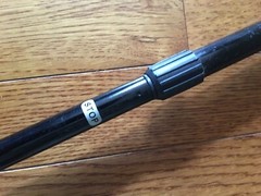Geprüfte Sicherheit GS Anti-Shock Ergonomic Handle Folding Hiking Stick Lighted
