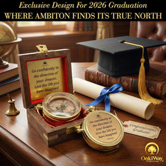The Dream Chaser Compass – Go Confidently -2026 Unique Graduation Gifts for Him,