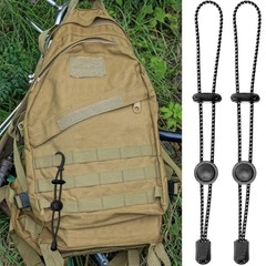 5pcs Backpack Hiking Stick Holders, Reflective Trekking Walking Pole Holder,