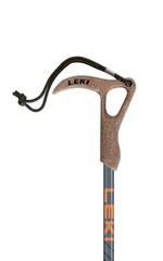 Adjustable Hiking Pole Walking Stick 60-120 cm Lightweight Cork Grip Blue Orange