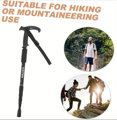 Trekking Pole Hiking Walking Stick Anti-shock Adjustable, Buy 2 And Save More