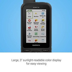 GPSMAP 66s, Handheld Hiking GPS with 3” Color Display and GPS/GLONASS/Galileo