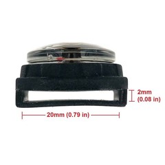 Mini Luminous Button Compass for Watch Band Lanyard (A-20)