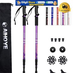 Lightweight Collapsible Hiking Poles with Anti-Shock Design – 2 Pack for All …