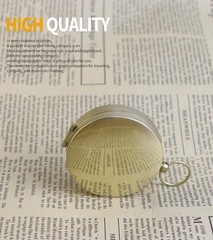 Handcrafted Solid Brass Pocket Compass, 1.8″ Mini Navigation Tool for Hiking, Su