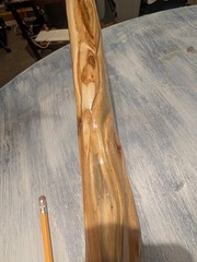 60″ – Hand Carved Diamond Willow – Finished with apoxy – Hiking / Walking Stick