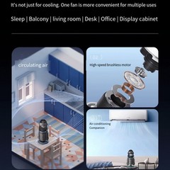 Vibrant Color Dual Drive Spray System Fan for Home and Office Aesthetics