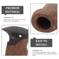Decorative Safe Household Replaceable Round Hiking Pole Grip for Replace Repair
