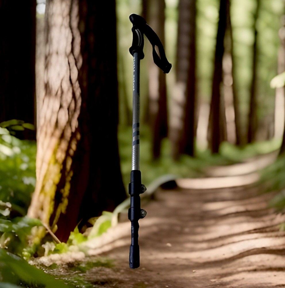 NEW SHERPA SERIES Lightweight Trekking Pole Adjustable System Hiking Stick NICE!
