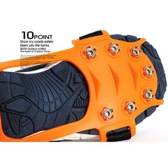 10 Tooth Ice Cleats for Hiking Climbing Outdoor Use Slip Resistant Traction