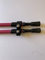 Berry Pink Trail Buddy Trekking Poles with Bag, Nice Gently Used Condition