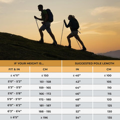 Carbon Fiber Trekking Poles – Lightweight Collapsible Hiking Poles with Cork Gri