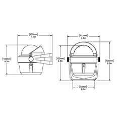 Ritchie RA-91 RitchieAngler Compass – Bracket Mount – Gray RA-91 UPC 01034216…