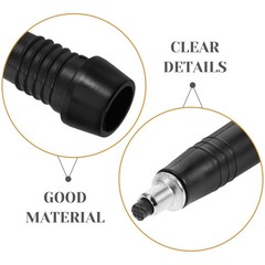2 Pcs Replacement Carbon Steel Hiking Pole Tips Walking Cane Metal Tips