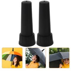 2 Pcs Umbrella End Caps Patio Repair Kits Outdoor Top Finial Replacement