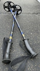 REI SUMMIT Komperdell Vario Basket Telescopic 7075 Alloy Trekking Poles Hiking